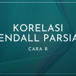 Cara R Korelasi Kendall Parsial